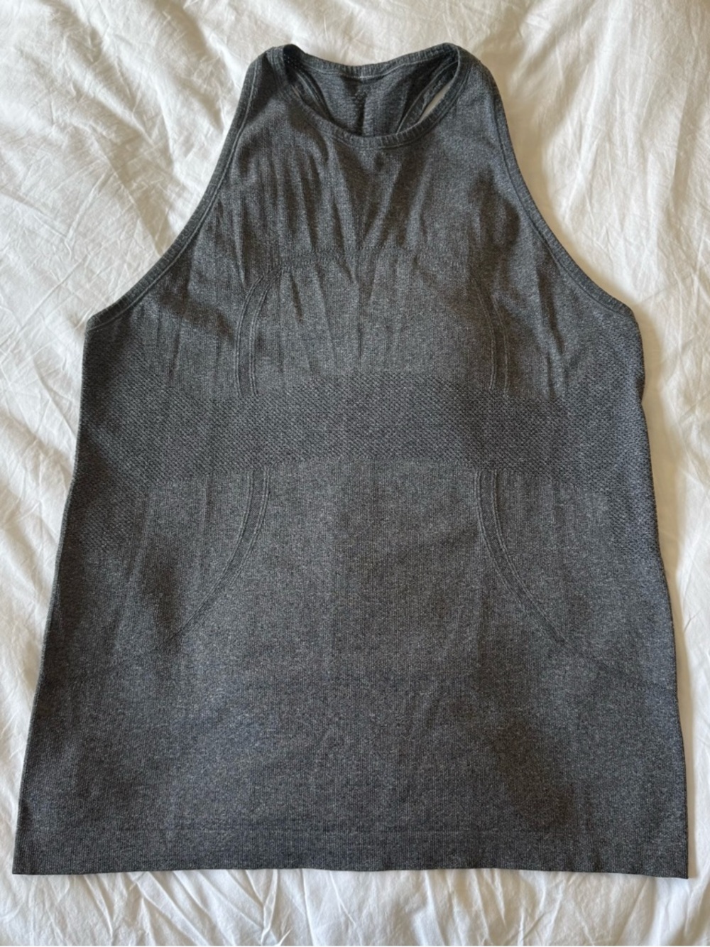 lululemon athletica Dark Gray Muscle Tank Top